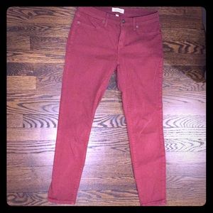 Brick Red Skinny Jeans